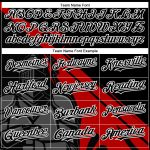 Custom Name and Number Knight Hero Art Baseball Jersey - Personalized 3D Pattern Design in Black, Red, and Gray Personalized