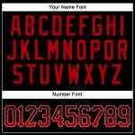 Custom Black Red Gray Drift Baseball Jersey - Personalized Fashion Apparel Personalized Black Red-Gray Drift Fashion Baseball