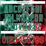 Custom 3D Mexico Baseball Jersey with Personalized Name and Number - Authentic Design in Black, Red, and Kelly Green Personalized