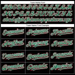 Personalized Black Red Kelly Green Baseball Jersey - Authentic Custom Sports Apparel Personalized Black Red-Kelly Green Authentic