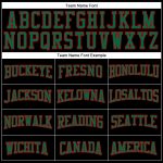 Customizable Black Red Kelly Green Authentic Football Jersey with Personalized Name and Number Personalized Black Red-Kelly
