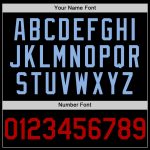 Personalized Throwback Baseball Jersey in Black Red and Light Blue Mesh Personalized Black Red-Light Blue Mesh Throwback