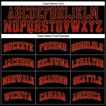 Custom Name and Number Personalized Black Red Old Gold Drift Fashion Baseball Jersey Personalized Black Red-Old Gold Authentic