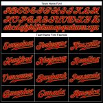 Custom Personalized Black and Red Baseball Jersey for Men - Old Gold Design Personalized Black Red-Old Gold Baseball Jersey
