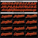 Custom Name and Number Personalized Baseball Jersey - Black Red Old Gold Line Authentic Team Jersey Personalized Black Red-Old