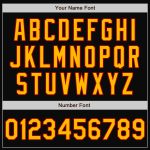 Custom Name Number Black Red Pinstripe Gold Bomber Varsity Letterman Jacket - Personalized Team Full-Snap Outerwear Personalized