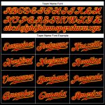 Personalized Black and Red Pinstripe Baseball Jersey with Red-Gold Accents Personalized Black Red Pinstripe Red-Gold Baseball