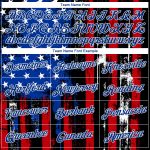 Custom Name Number 3D American Flag Basketball Jersey - Personalized Black Red-Royal Fashion Team Apparel Personalized Black