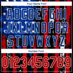 Custom Name Number 3D American Flag Basketball Jersey - Personalized Black Red-Royal Fashion Team Apparel Personalized Black