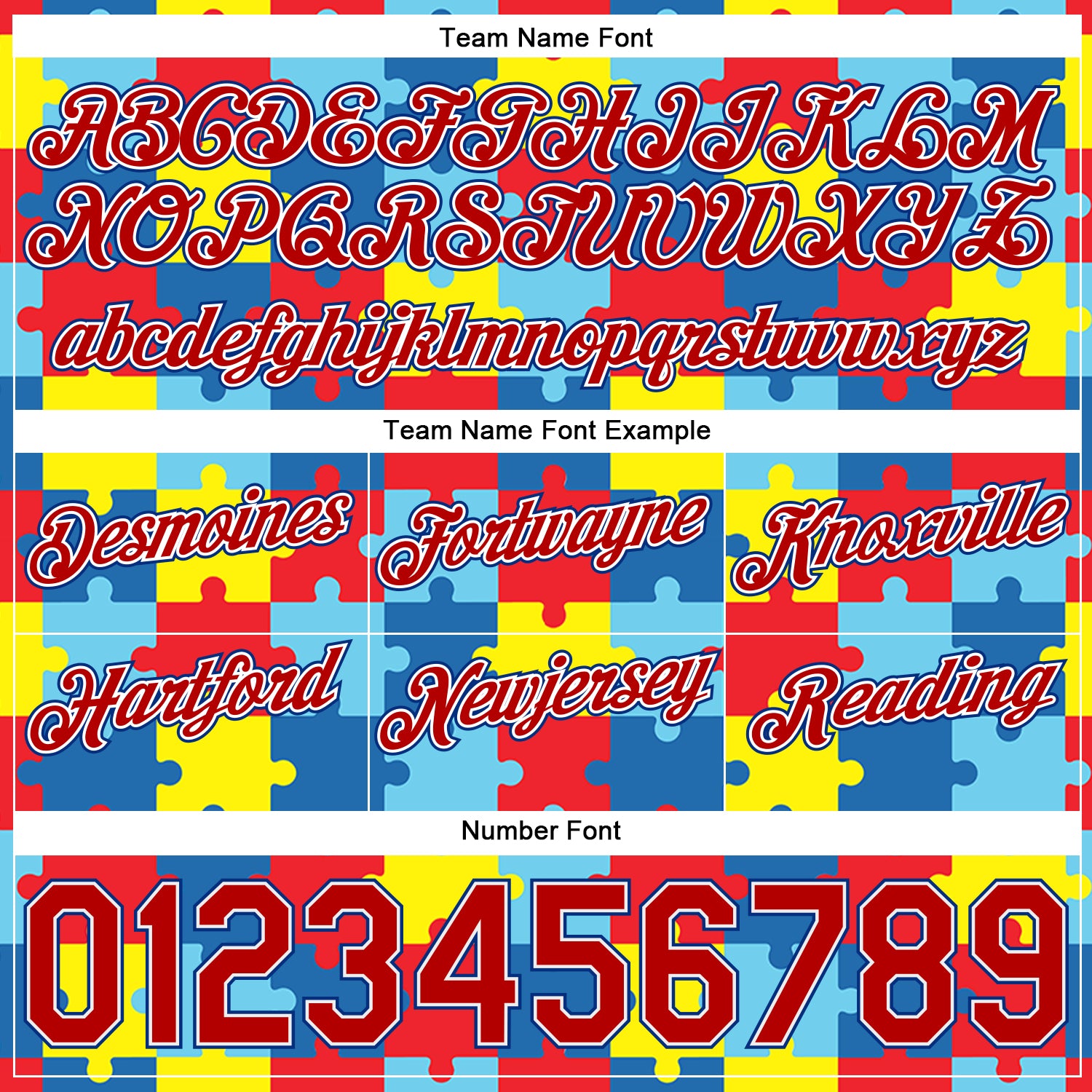 Personalized Autism Awareness Basketball Shorts with Black Red-Royal 3D Puzzle Pieces Design Personalized Black Red-Royal - Image 3