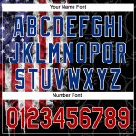 Personalized 3D American Flag Polo Shirt for Billiards Snooker Players - Black Red-Royal Design Personalized Black Red-Royal