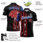 American Flag Performance Polo Shirt - Personalized Black Red-Royal 3D Design Personalized Black Red-Royal 3D Bowling Ball