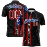 American Flag Performance Polo Shirt - Personalized Black Red-Royal 3D Design Personalized Black Red-Royal 3D Bowling Ball