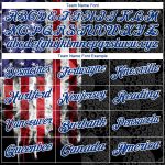 Personalized 3D American Flag Golf Polo Shirt Black Red-Royal Performance Mens Golf Shirt Personalized Black Red-Royal 3D