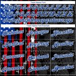 Personalized 3D Golf Ball American Flag Black Red-Royal Performance Polo Shirt Personalized Black Red-Royal 3D Golf Ball