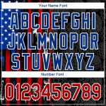 Personalized 3D Golf Ball American Flag Black Red-Royal Performance Polo Shirt Personalized Black Red-Royal 3D Golf Ball