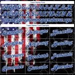 Personalized American Flag Polo Shirt in Black Red-Royal 3D Pattern - Performance Bowling Ball Design Personalized Black