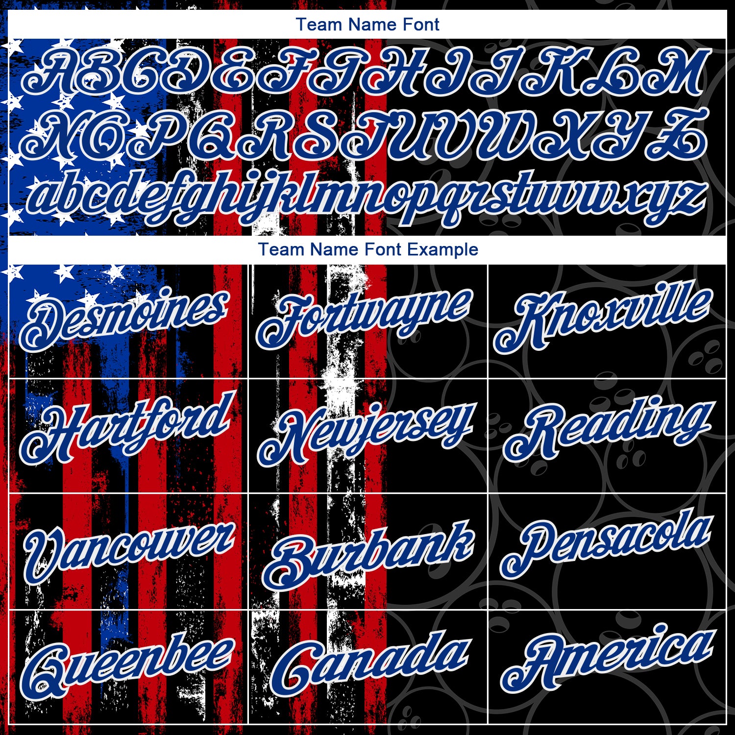 Personalized Black Red-Royal 3D Pattern Design Bowling Ball American Flag Performance Polo Shirt Team Custom Name and Number Custom American Flag 3D Pattern Performance Polo Shirt, Personalized Black Red-Royal with Team Name and Number Personalized - Image 4