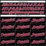 Custom Personalized Sports Pants with Name and Number in Black Red-Royal Personalized Black Red-Royal Sports Pants Team Custom