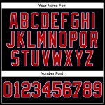 Custom Black Red Royal Basketball Jersey - Personalized Throwback Style Personalized Black Red-Royal Throwback Basketball