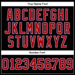 Personalized Black Red Royal White Long Sleeve T-Shirt for Performance Personalized Black Red Royal-White Long Sleeve Performance