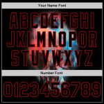Personalized Black Red Skull 3D Bomber Varsity Letterman Jacket for Men Personalized Black Red Skull Fashion 3D Bomber Full-Snap