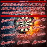 Personalized 3D Flame Golf Polo Shirt - Black Red-White Performance Apparel Personalized Black Red-White 3D Flame Dart Board