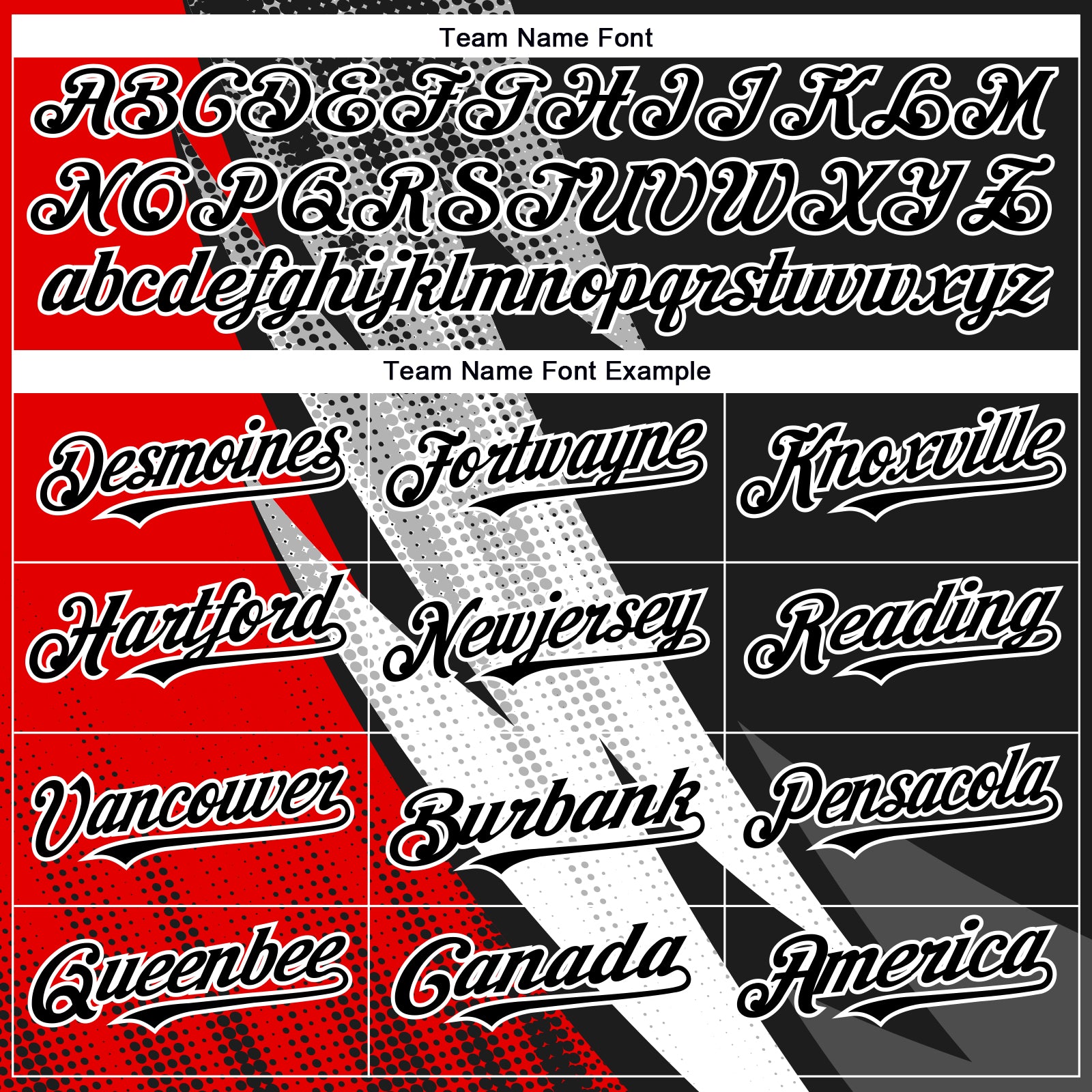 Personalized 3D Geometric Shape Baseball Jersey in Black Red-White - Custom Sports Wear Personalized Black Red-White 3D Geometric - Image 4