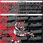 Customized Tiger Baseball Jersey with 3D Black Red-White Pattern, Team Name and Number - Authentic Personalized Design Personalized