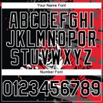 Customized Tiger Baseball Jersey with 3D Black Red-White Pattern, Team Name and Number - Authentic Personalized Design Personalized