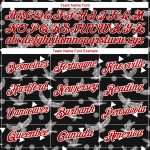 Custom Name and Number Eagle Performance T-Shirt - Personalized 3D Black Red-White Design, Team Apparel Personalized Black