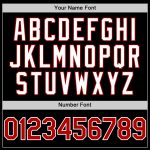 Custom Name Number Baseball Jersey Twinkle Star Gradient Design 3D Pattern Black Red White Authentic Team Apparel Personalized