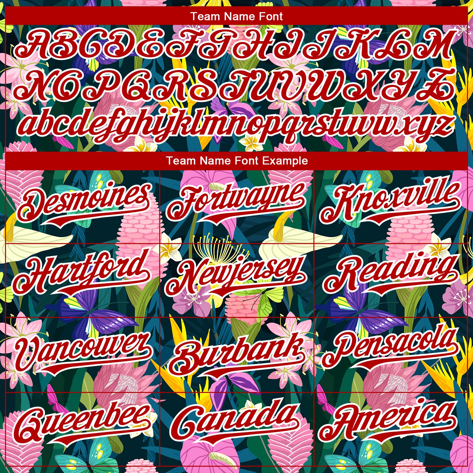 Personalized Black Red-White 3D Pattern Design Tropical Anthurium Flower Authentic Baseball Jersey Team Custom Name and Number Custom Name Number Baseball Jersey Tropical Anthurium Flower 3D Pattern Design Red White Black Personalized Team Apparel - Image 4