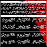 Personalized 3D Spider Web Baseball Jersey in Black Red-White, Custom Sports Apparel for Fans Personalized Black Red-White