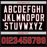 Custom American Flag Baseball Jersey - Personalized Black Red White Team Jersey with Name and Number Personalized Black Red-White