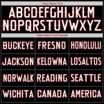 Custom American Flag Baseball Jersey - Personalized Black Red White Team Jersey with Name and Number Personalized Black Red-White