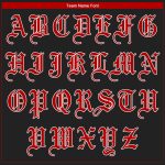 Custom Name and Number Authentic Baseball Jersey in Black Red-White - Personalized Team Jersey Personalized Black Red-White