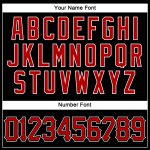 Custom Black Red-White Authentic Baseball Jersey with Personalized Name and Number - Sleeveless Team Apparel Personalized