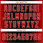 Personalized Black Red White City Edition Basketball Jersey - Halftone Design Personalized Black Red-White Halftone City