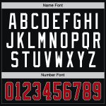 Personalized Red Black Hockey Jersey for Men Women Kids - Customizable Team Apparel Personalized Black Red-White Hockey Jersey