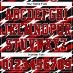 Personalized Basketball Jersey Suit Red White Black Round Neck Sublimation 3 Personalized Black Red-White Round Neck Sublimation