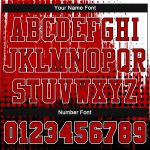 Personalized Basketball Jersey 5 - Black White Red Round Neck Sublimation Suit Personalized Black Red-White Round Neck Sublimation