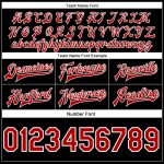 Personalized Skull 3D Bomber Jacket Black Red White Varsity Letterman Full-Snap Personalized Black Red-White Skull Fashion