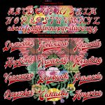 Personalized Skull Flowers 3D Bomber Varsity Jacket in Black Red-White, Full-Snap Letterman Style Personalized Black Red-White