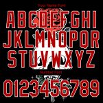 Personalized Skull Flower 3D Bomber Varsity Jacket in Black Red-White - Full-Snap Letterman Jacket Personalized Black Red-White