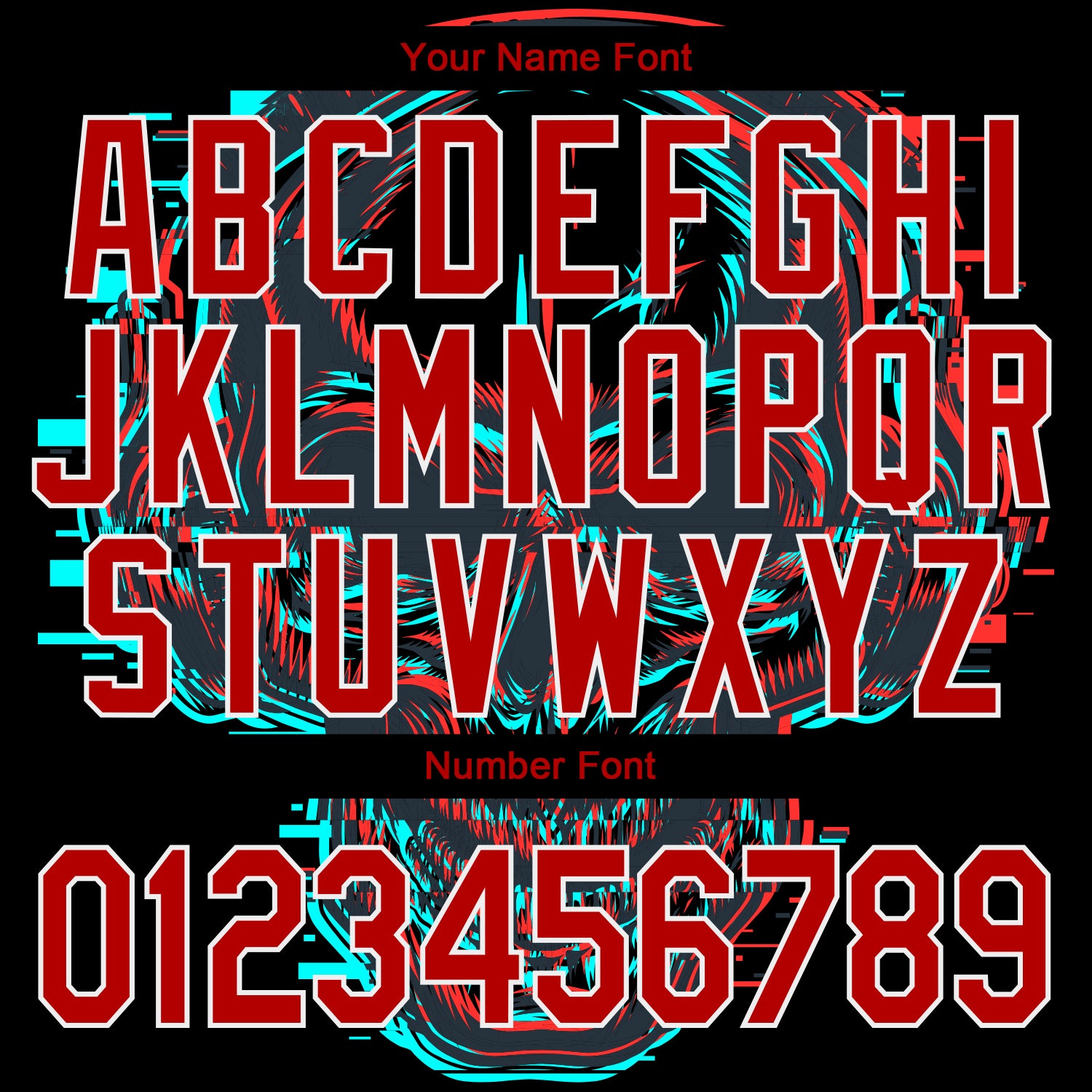 Personalized Black Red-White Skull With Headphones 3D Bomber Full-Snap Varsity Letterman Jacket Team Custom Name and Number Custom Skull Headphones 3D Bomber Jacket with Name and Number - Black Red-White Varsity Full-Snap Team Jacket Personalized - Image 5
