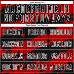 Personalized Sublimation Soccer Jersey - Black Red-White Splash Uniform Personalized Black Red-White Splash Sublimation Soccer