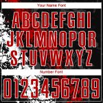 Custom Black Red White Soccer Jersey Sublimation Uniform - Size 52 Personalized Black Red-White Sublimation Soccer Uniform