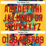 Custom Name Number Baseball Jersey 3D Pattern Design Abstract Art Black Red Yellow Authentic Personalized Black Red-Yellow