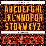 Personalized 3D Pattern Lobster Lemon Baseball Jersey in Black Red-Yellow Design Personalized Black Red-Yellow 3D Pattern